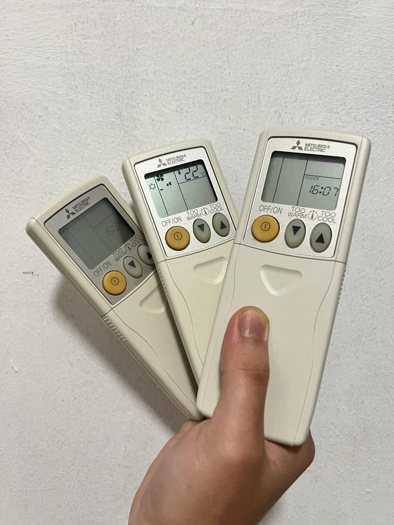 Original Mitsubishi Electric Starmex Aircon Remote Control KM16P, TV