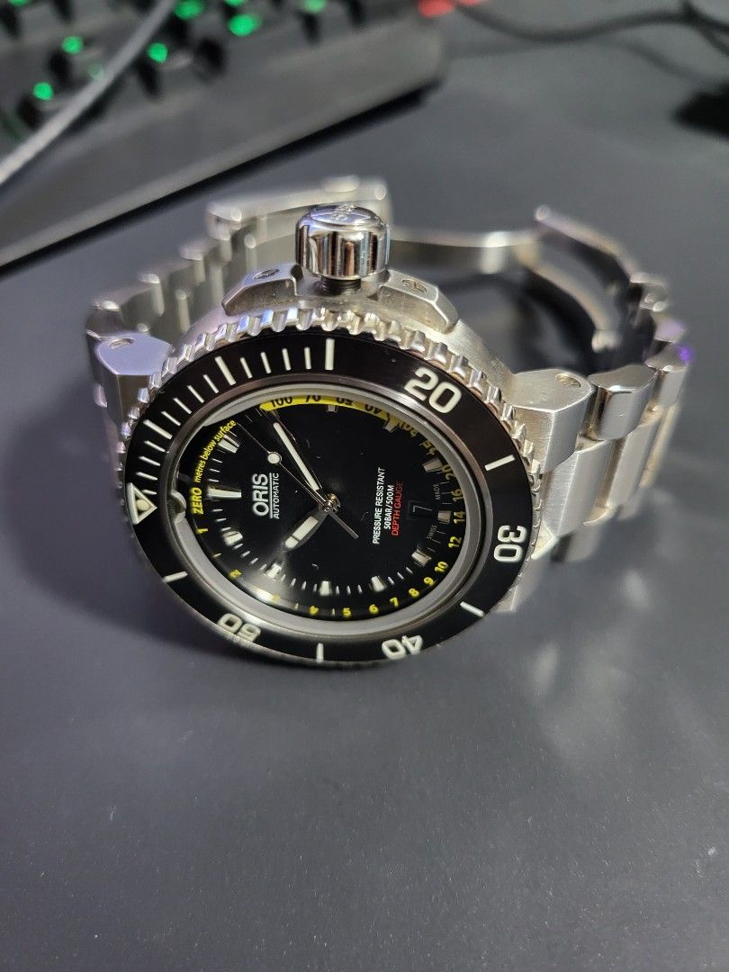 Oris Depth Gauge, Luxury, Watches on Carousell