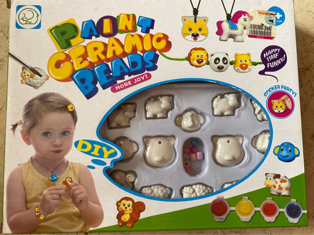 Paint Ceramic Beads, Hobbies & Toys, Stationery & Craft, Art & Prints