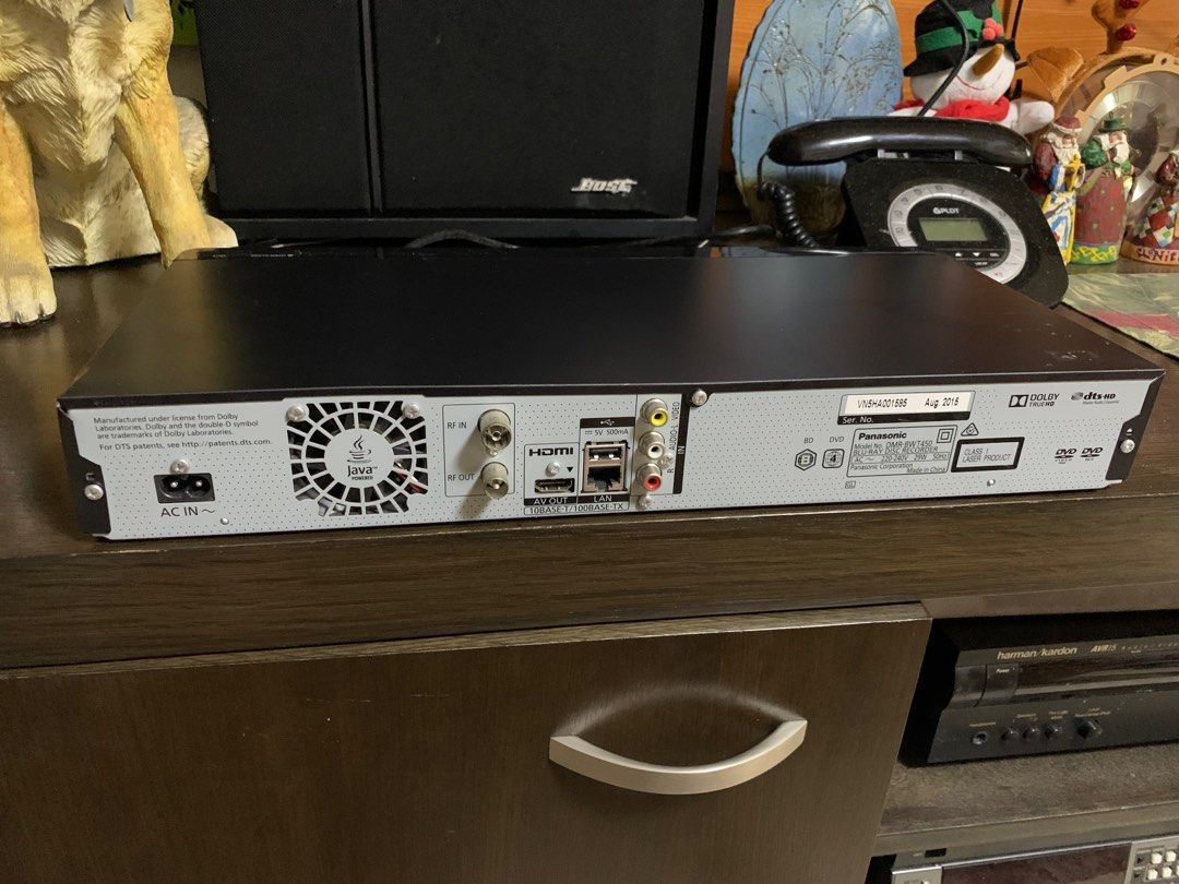 Panasonic Blue Ray/DVD Player & Recorder, Hobbies & Toys, Music & Media