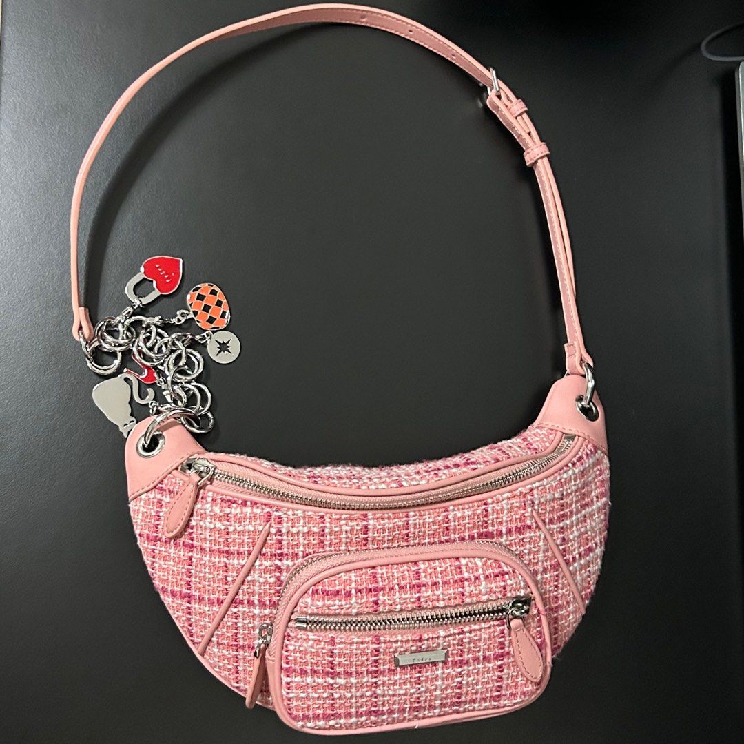 Giggles_couture - PEDRO Quilted MICRO bag - - Pink.