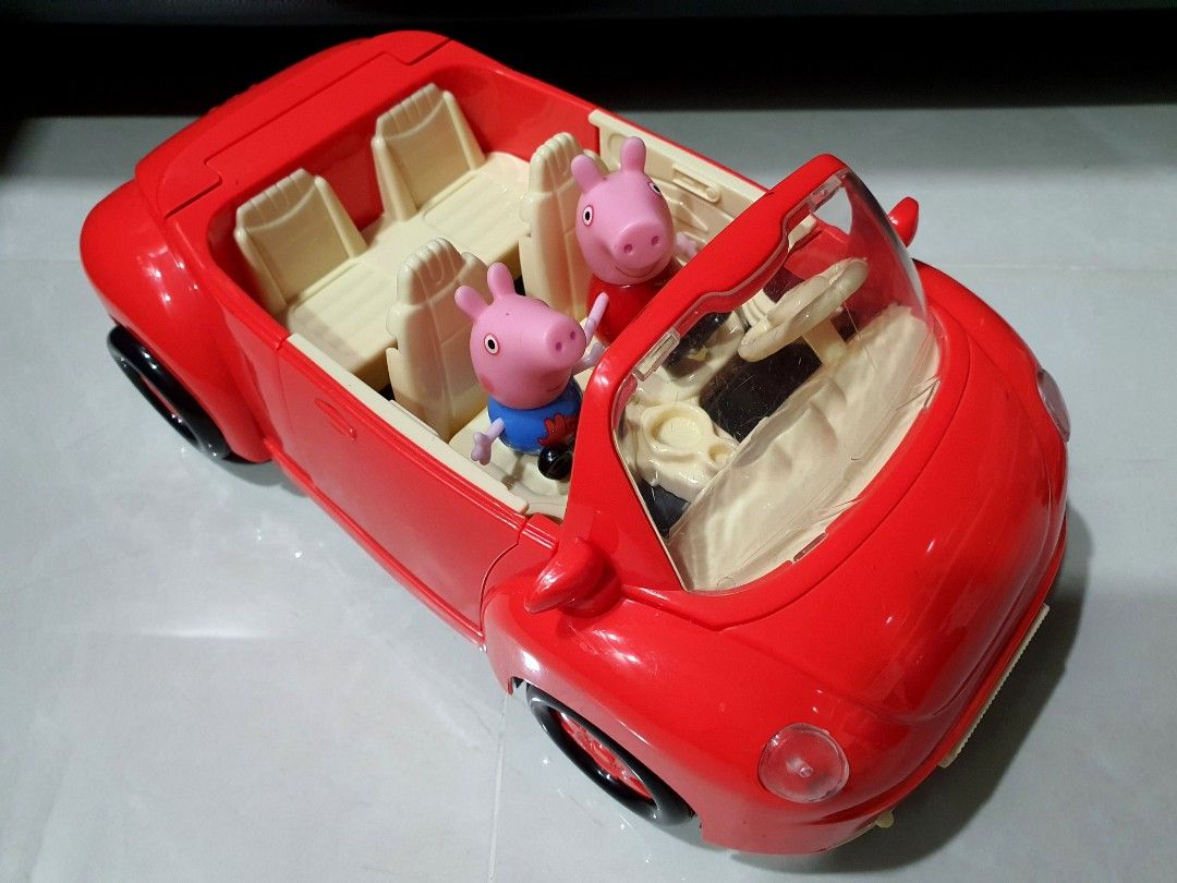 Peppa Pig's Red Car, Hobbies & Toys, Toys & Games on Carousell