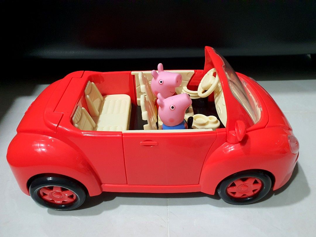 Peppa Pig's Red Car, Hobbies & Toys, Toys & Games on Carousell