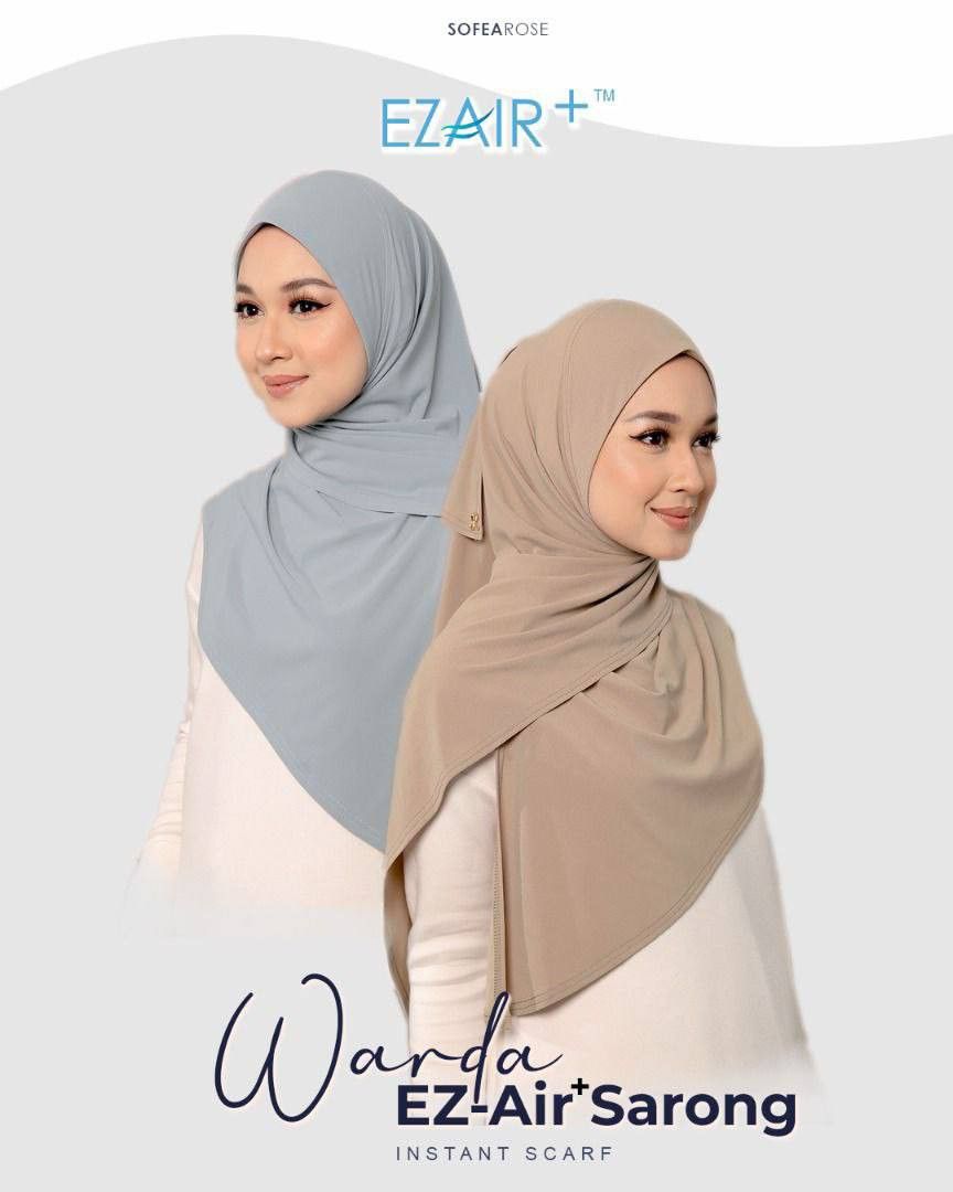 perfect hijab for everyday wear! The new WARDA SARONG collection, Women