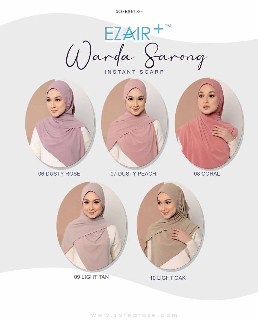 perfect hijab for everyday wear! The new WARDA SARONG collection, Women