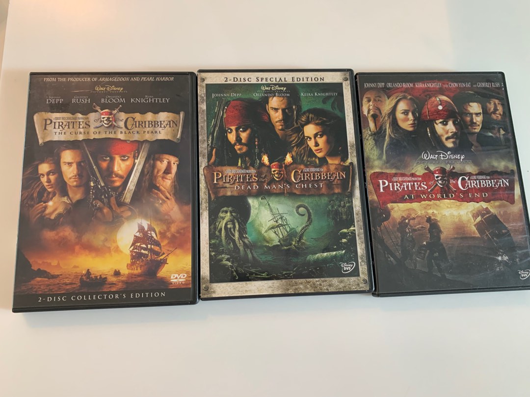 Pirates of the Caribbean Series (Hard Cover Official DvD), Hobbies ...