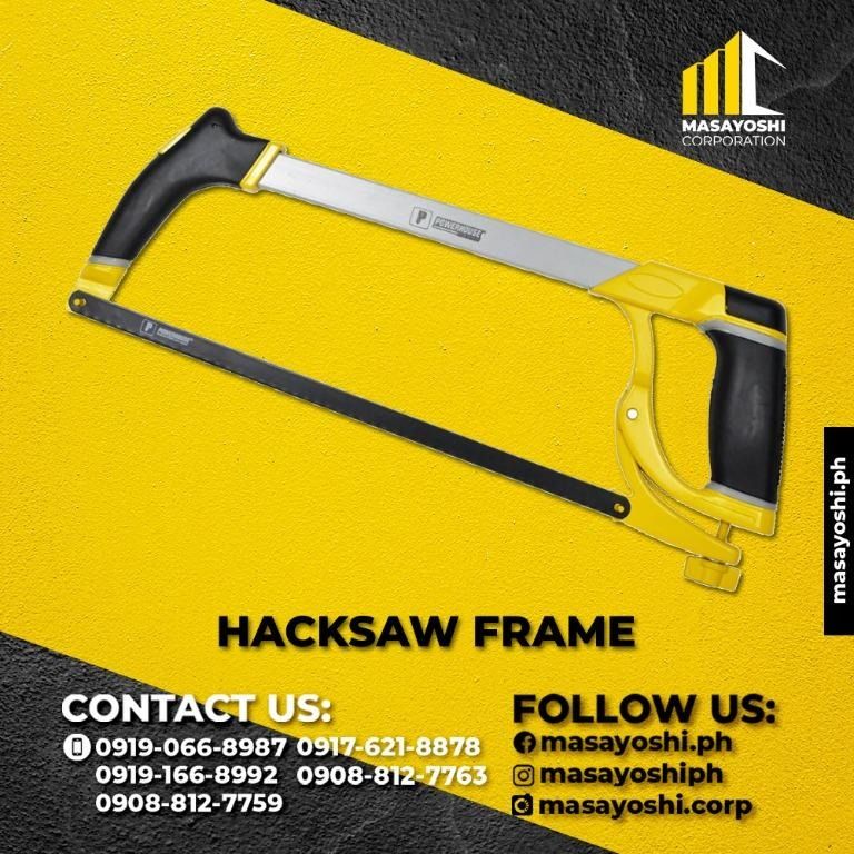 Powerhouse Hacksaw Frame Saw Powerhouse Cutting Equipment