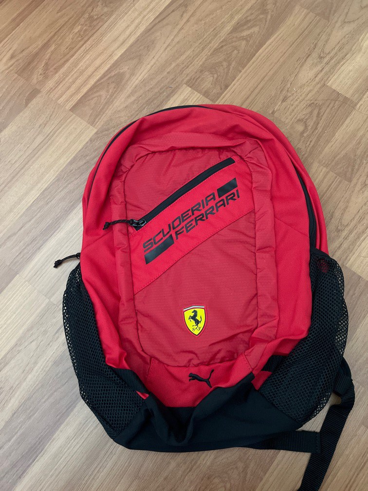 Puma ferrari red backpack hotsell