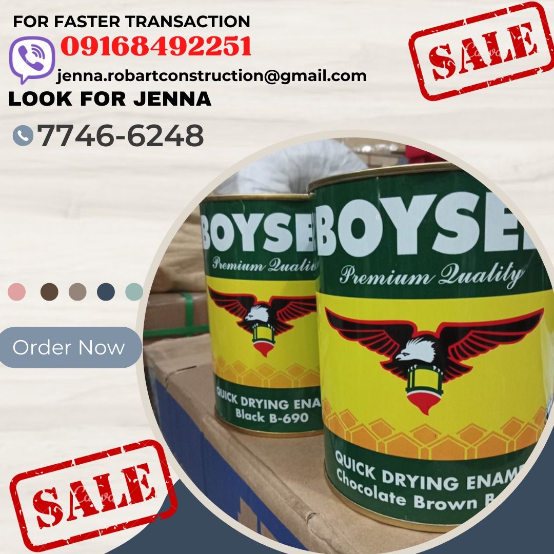 QDE paint brand boysen color black, Commercial & Industrial