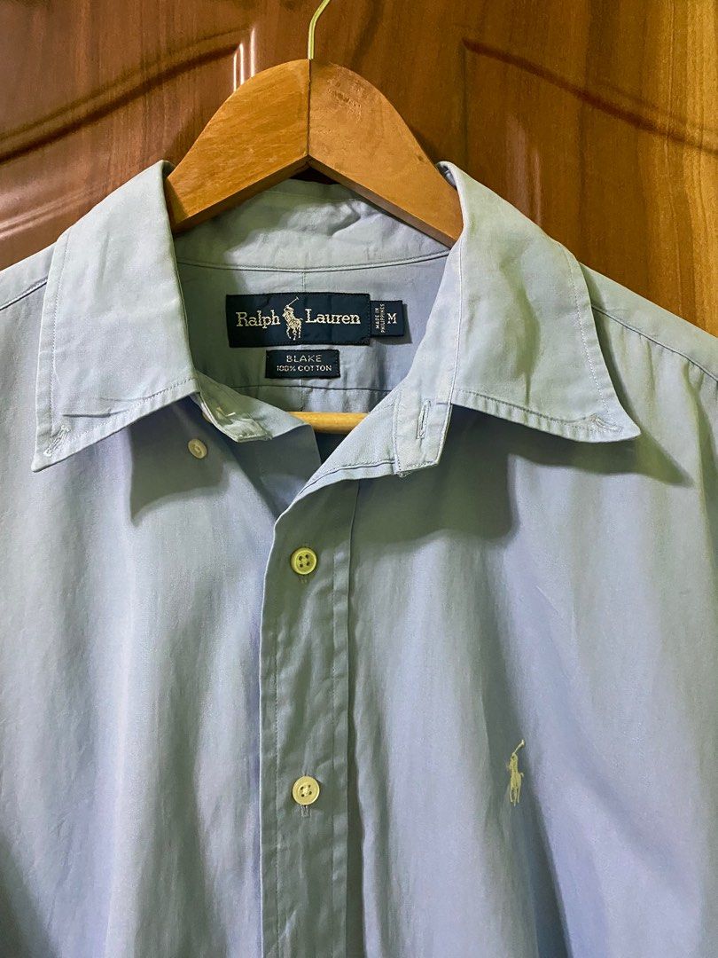 Ralph Lauren button down long sleeves (Category: Tshirts & Polo Shirts ) located in Caloocan City. Submitted by rnstabug (Listing ID 1202228749, Image 1). Description: Ralph Lauren button down long sleeves complete tags size M on tag fits large 23x30 dimensions very excellent condition, good as new no issue thank you! 🙌🏼.