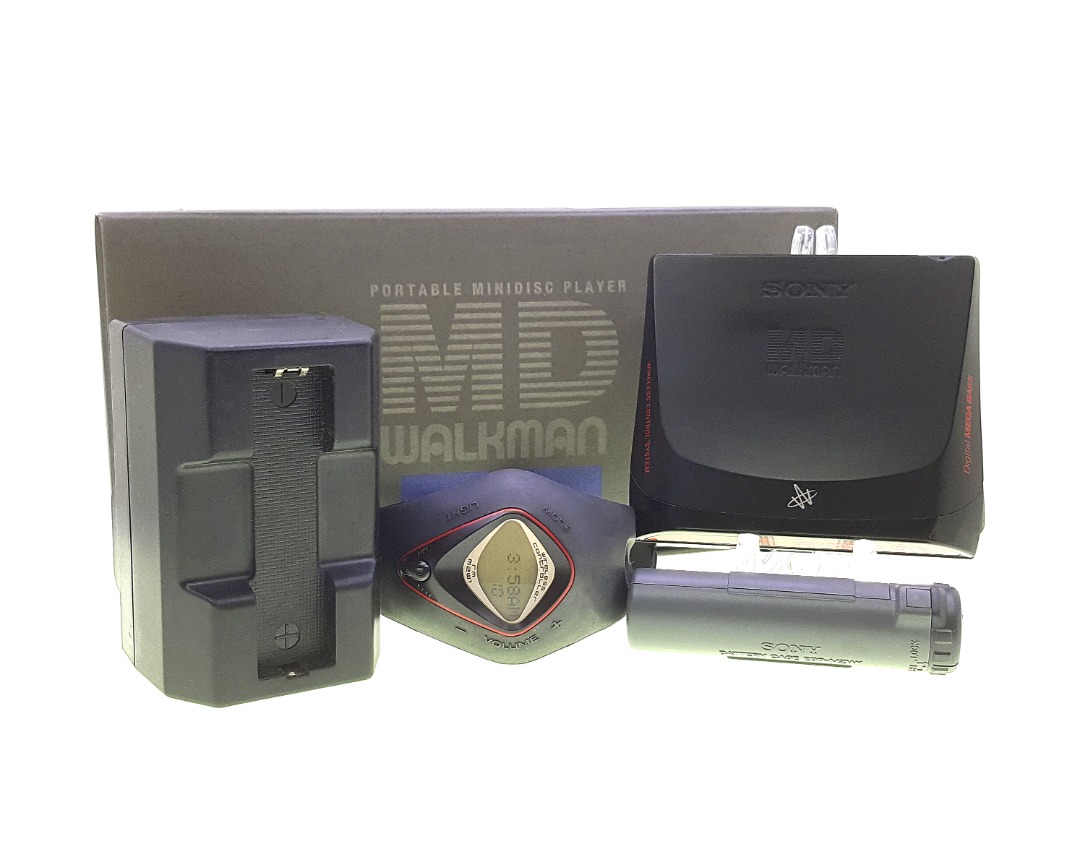 Rare! SONY MD Walkman MZ-E7W Portable MD/MiniDisc Player In Mint ...