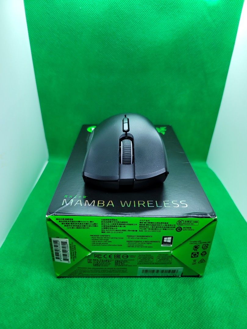 Razer Mamba Wireless 5G Optical Sensor 16 000DPI Gaming Mouse RZ01 02710100 R3M1