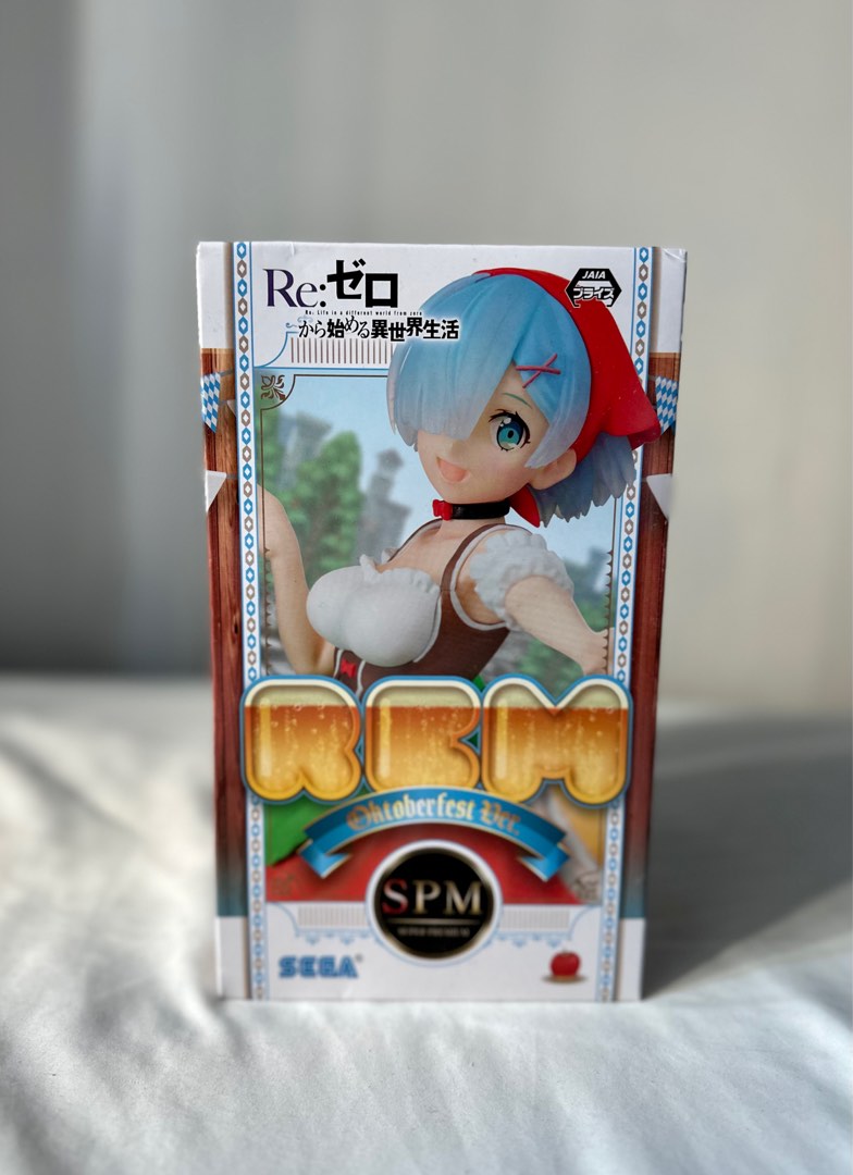 Re:zero 雷姆ver.啤酒妹, 興趣及遊戲, 玩具& 遊戲類- Carousell