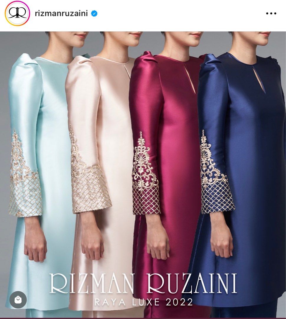 Rizman Ruzaini Azalea Kurung LUXE 2022, Women's Fashion, Muslimah ...
