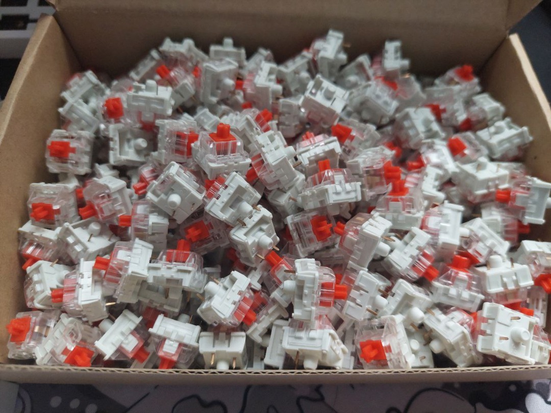 RK Red Stock Switches, Computers & Tech, Parts & Accessories, Computer ...