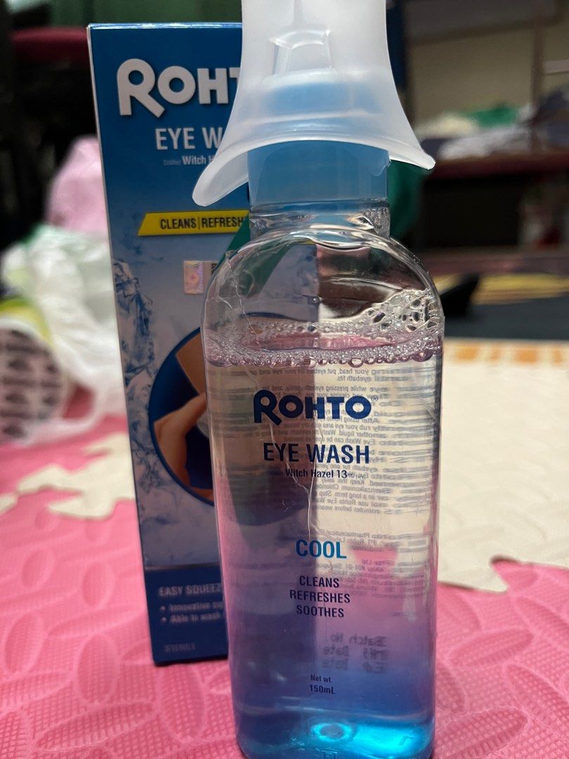 ROHTO EYE WASH, Beauty & Personal Care, Vision Care on Carousell