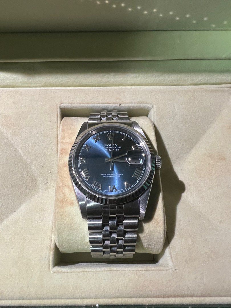 rolex 16234 blue dial