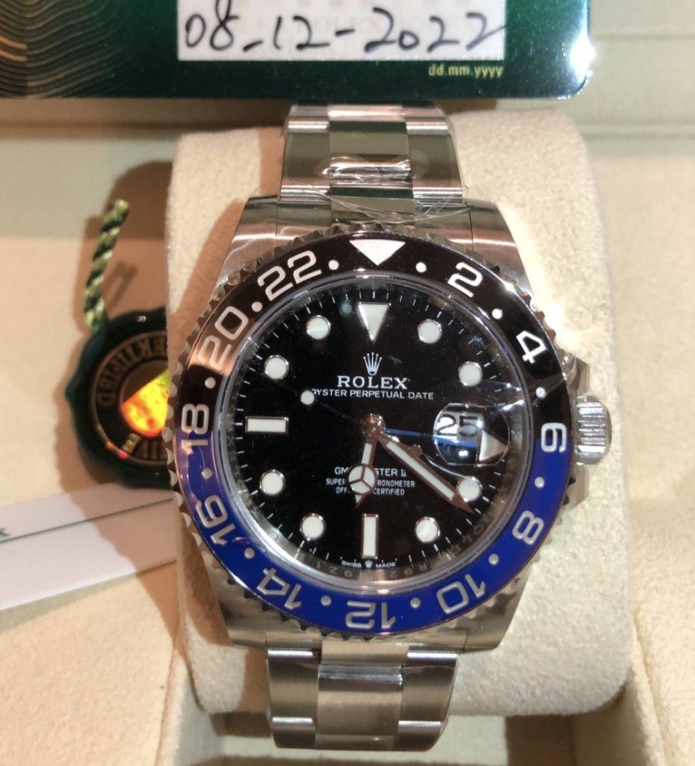 ROLEX GMT BATMAN, Luxury, Watches on Carousell