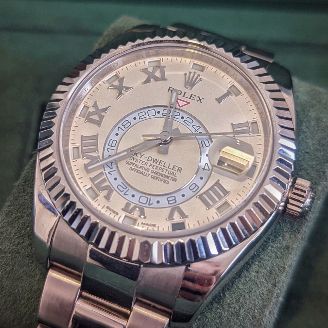 Rolex sky clearance dweller roman numerals