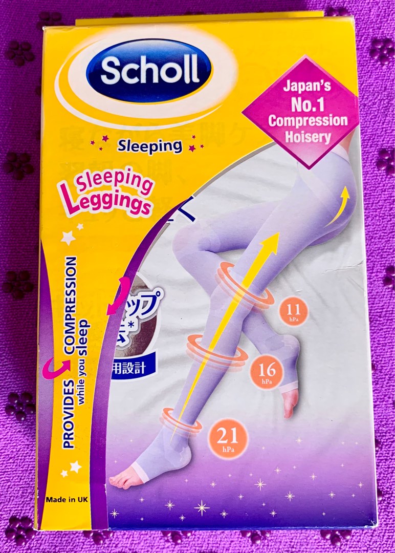 Scholl Sleeping Leggings M size, Health & Nutrition, Braces, Support &  Protection on Carousell