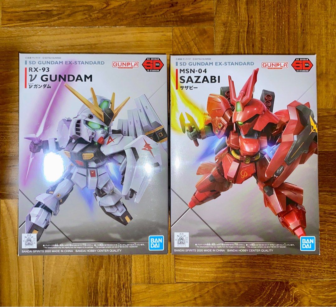 Sd Ex Standard Nu Sazabi Gundam Gunpla Hobbies Toys Toys Games On Carousell
