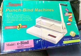 Seagull Punch Bind Machines(negotiable)