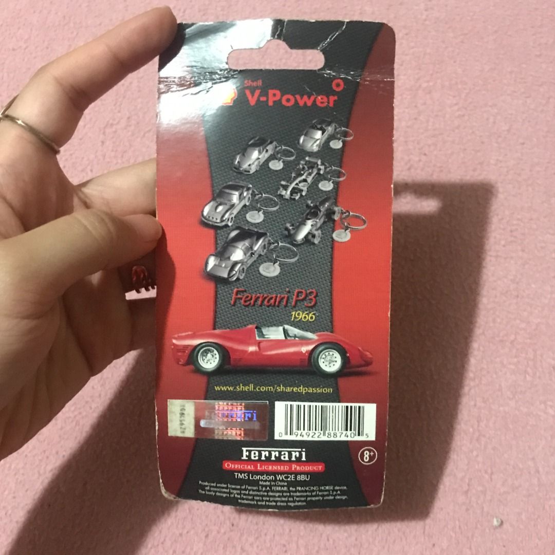 Shell Ferrari P3 1966 Key Chain, Hobbies & Toys, Travel, Travel ...