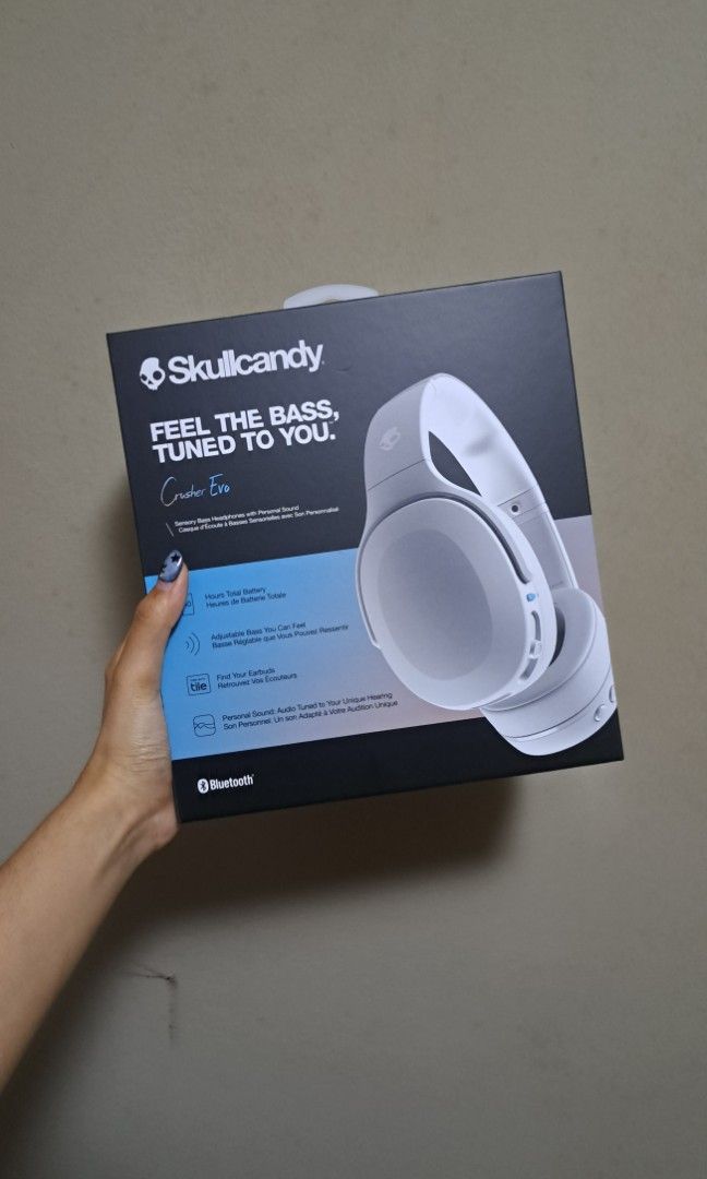 Skullcandy crusher Evo evos headphones Bluetooth skull candy, Audio