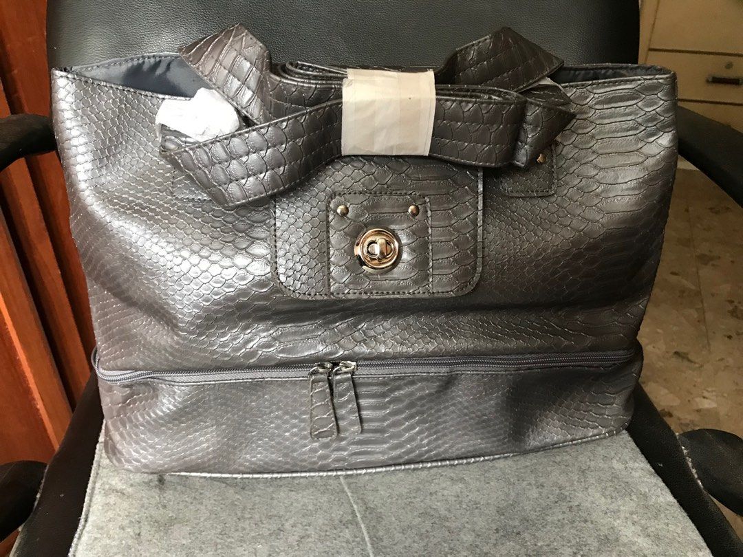 Sports bag with shoes compartment, Women's Fashion, Bags & Wallets