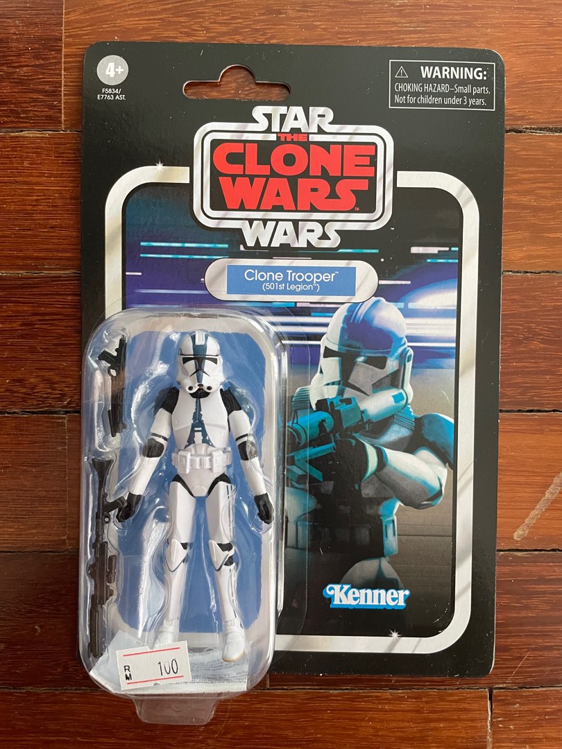 Star Wars Vintage Collection 501st Legion Clone Trooper MOSC, Hobbies