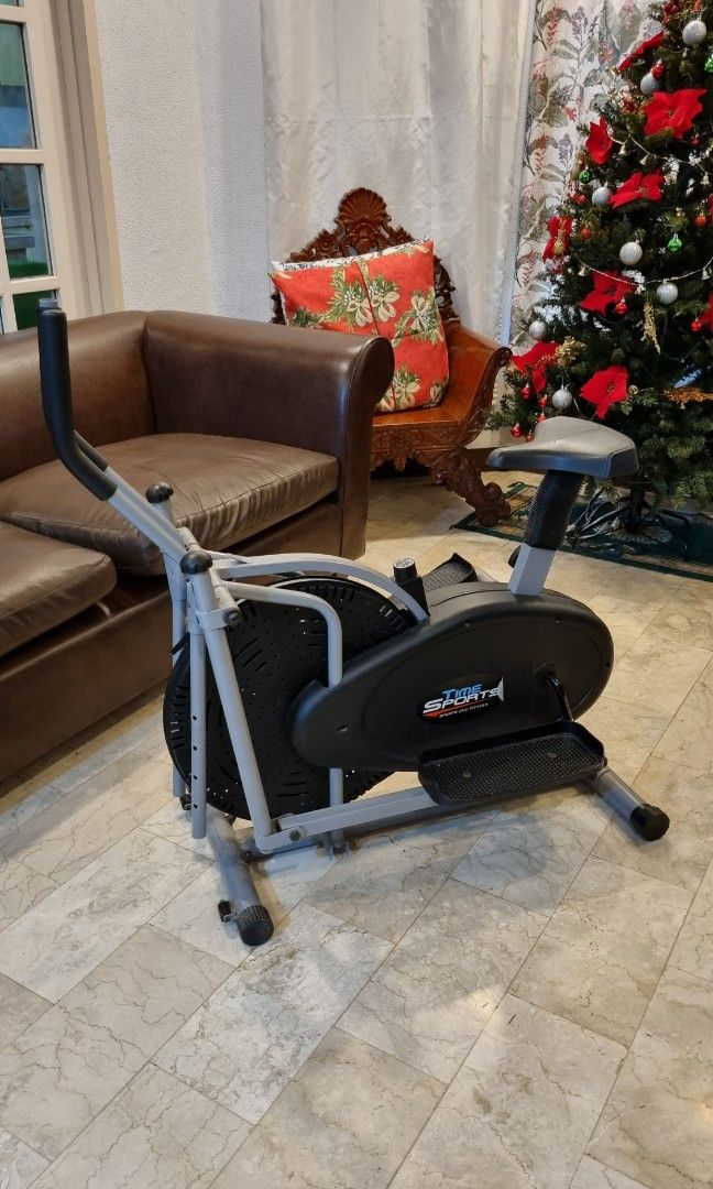 Stationary and elliptical bike, Sports Equipment, Exercise & Fitness