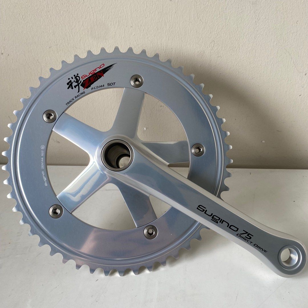 Sugino 75 Zen Direct Drive V2 Track Crankset non NJS 50T