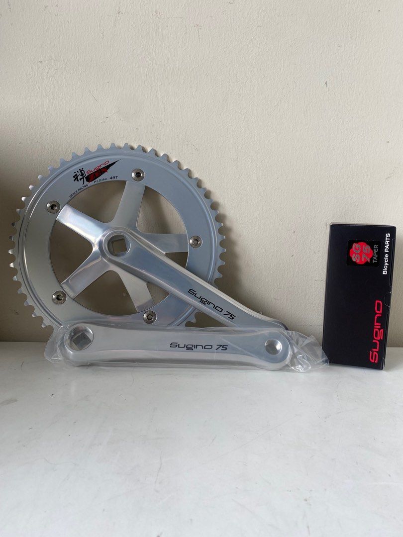 Sugino 75 Zen NJS Track Crankset , Sports Equipment, Bicycles