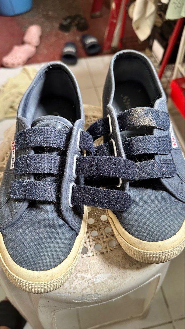 Superga strap navy online