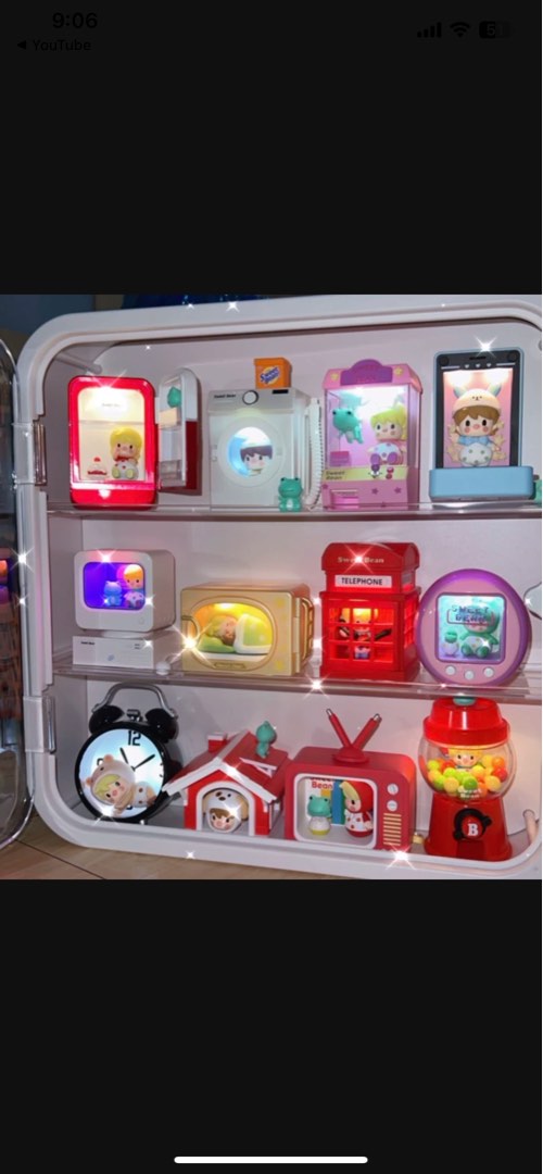 Popmart Sweet bean I am here series with lights (PO), Hobbies & Toys