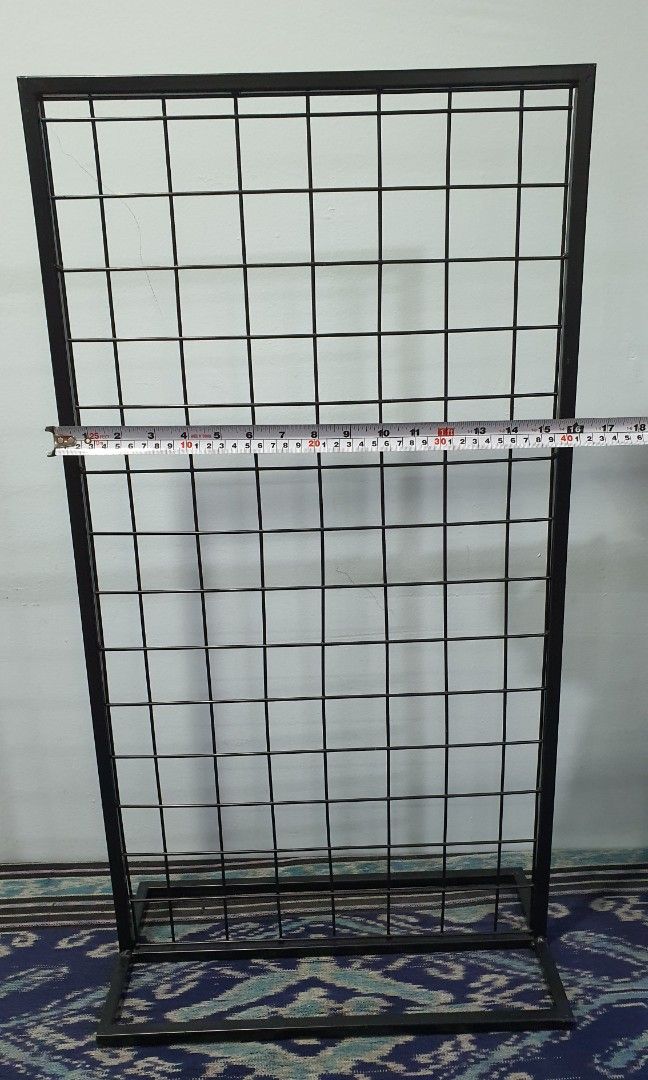 Table Top Wire Mesh Display Rack Black, Furniture & Home Living, Home