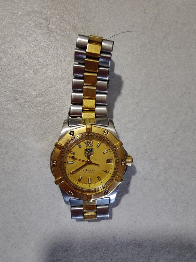 Mens gold outlet tag heuer