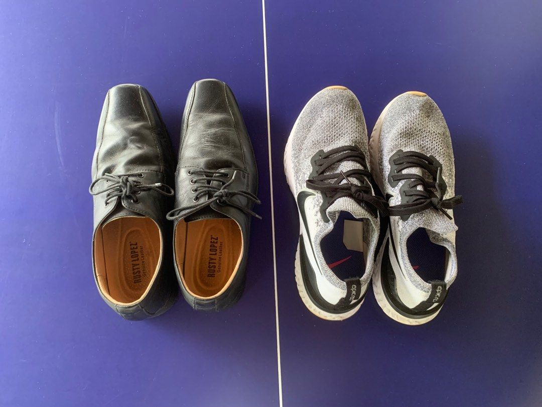 TAKE BOTH NIKE EPIC REACT FLYKNIT 2 OREO COLORWAY AND RUSTY LOPEZ