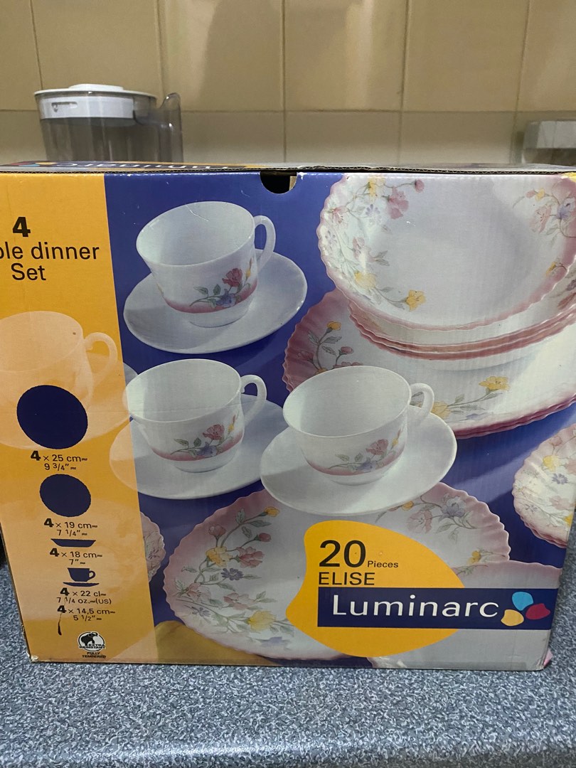 Luminarc Table dinner set , Furniture & Home Living, Kitchenware