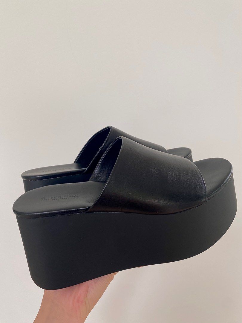 Tony bianco shop black wedges