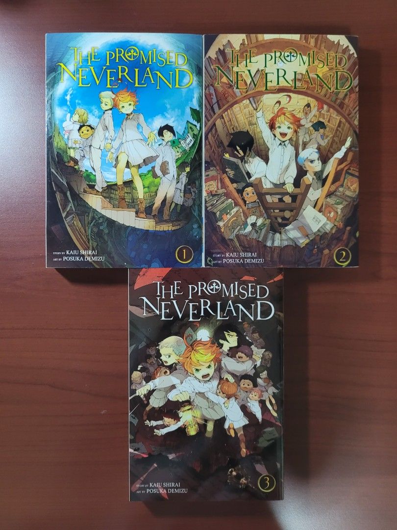 TPN The promised neverland manga [ Volumes 1,2 and 3], Hobbies & Toys ...