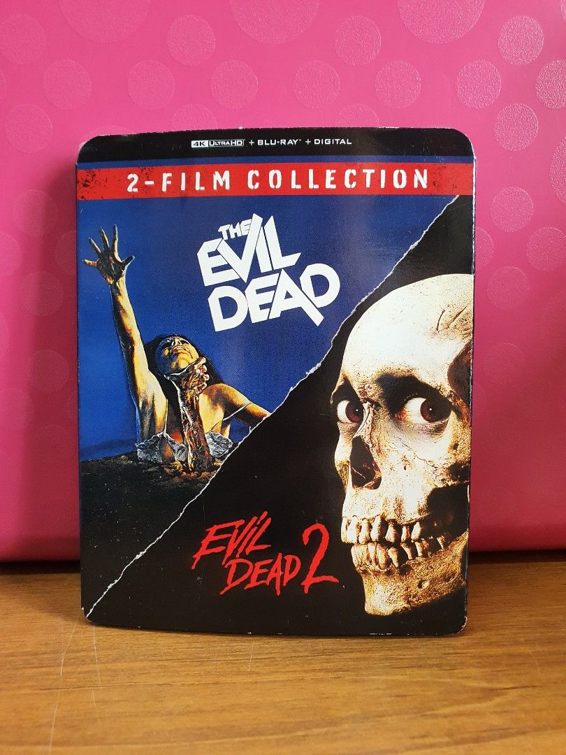 USA Blu Ray 4K UHD - Evil Dead 1 & 2 Double Feature (Bruce