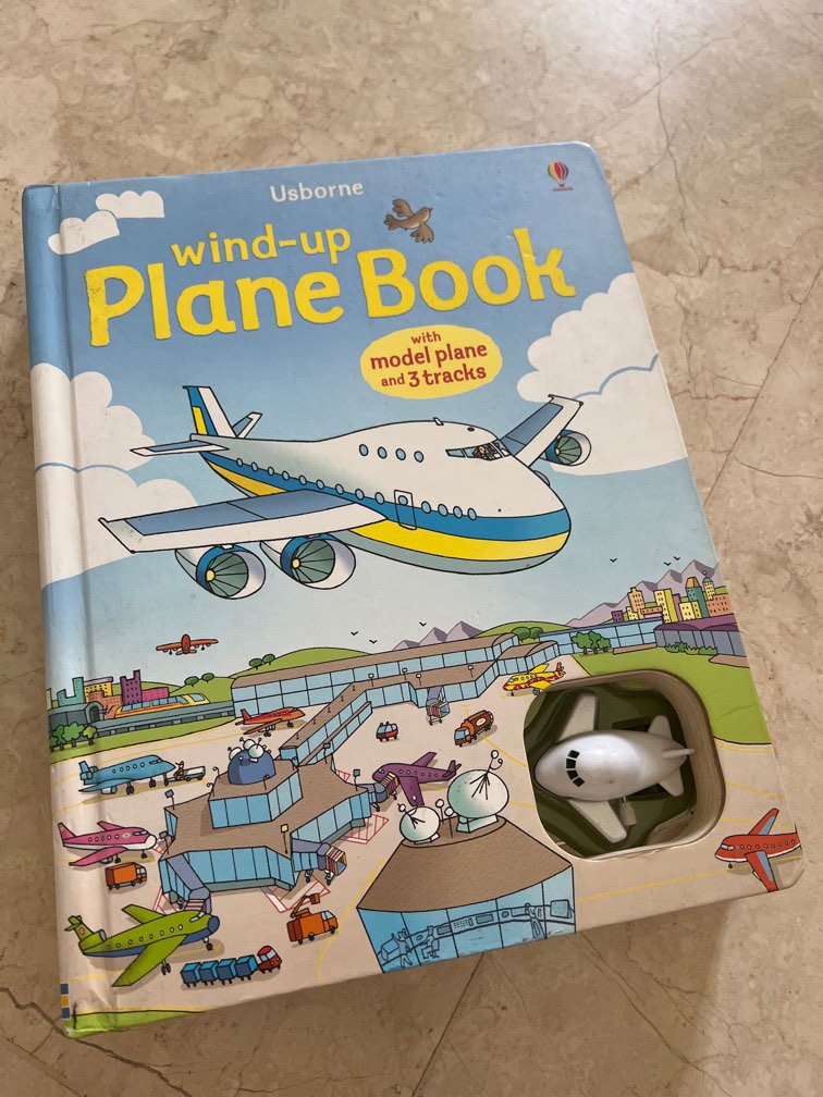 Wind-up Plane Book - Libro Con Aereo A Carica Manuale Usborne - Foto 3