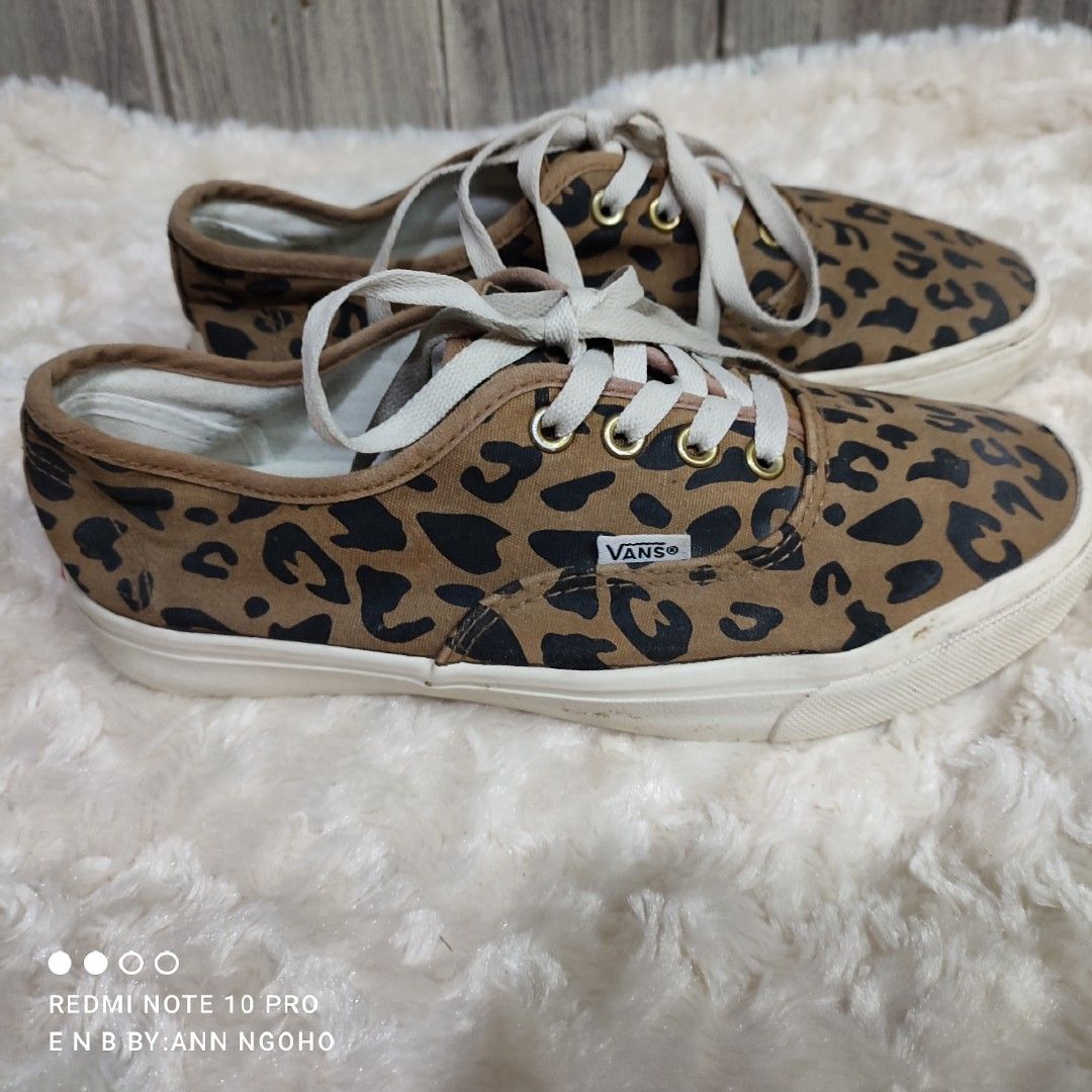 Leopard sneakers vans hotsell