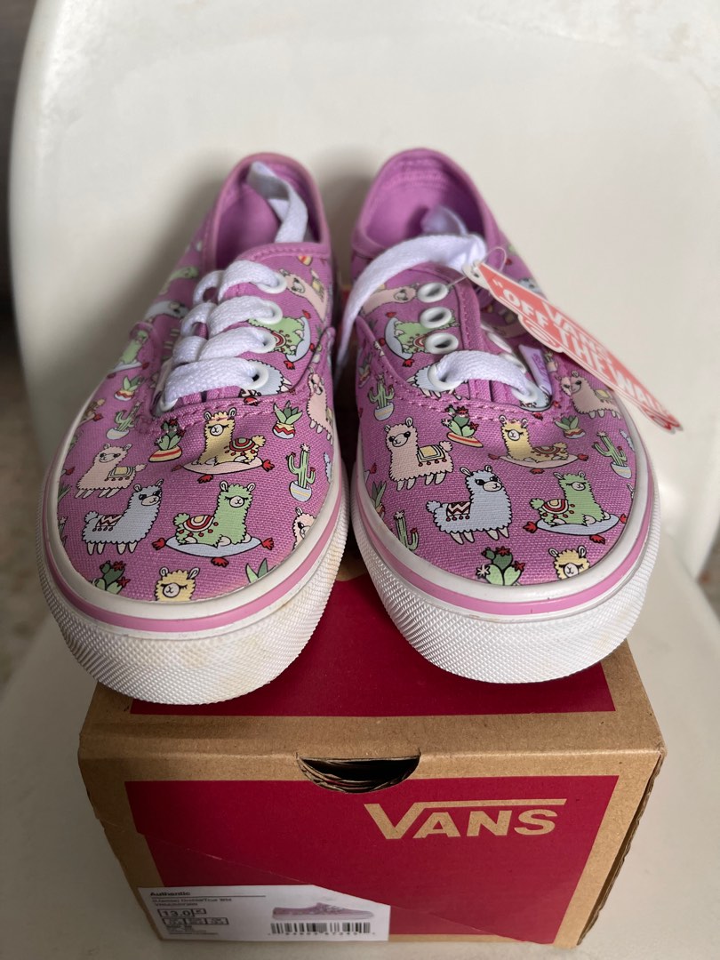 Vans (Llamas) Kids Sneaker, Babies & Kids, Babies & Kids Fashion on ...