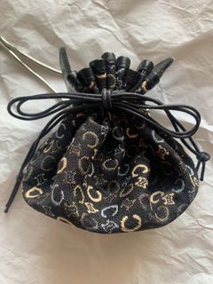 日本中古✨Vintage Celine ✨Monogram mini pouch bag日本🇯🇵中古小束袋 , 小銀包 mini wallet 