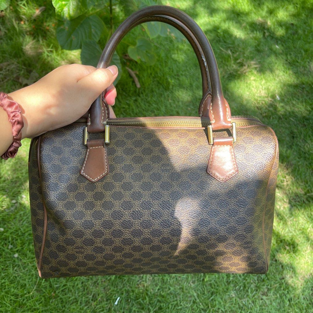 Vintage Celine Alma Handcarry Bag - with free bag strap, Luxury, Bags &  Wallets on Carousell