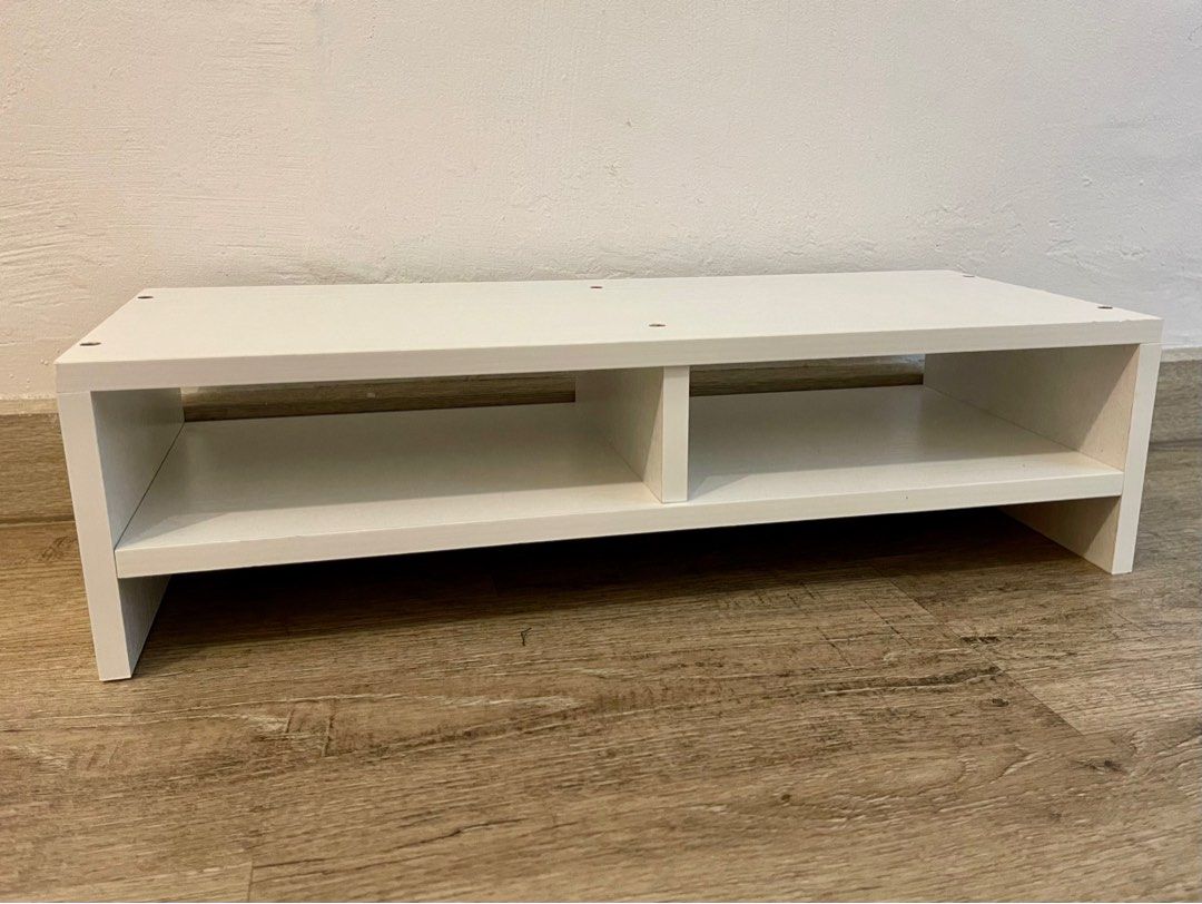 White Monitor Stand, Furniture & Home Living, Furniture, Other Home
