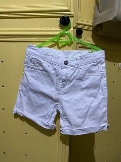 White shorts for girls 4- 7 yrs old