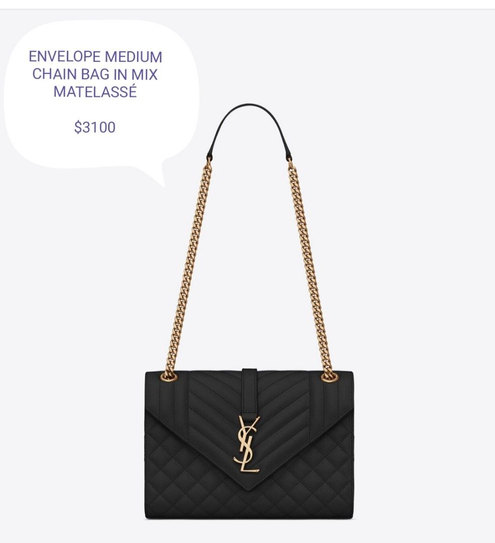 YSl Envelope Medium, Luxury, Bags & Wallets on Carousell